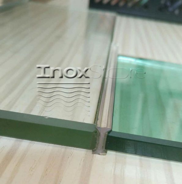 Ущільнювач скло-скло, 180&deg;, самоклеючий, під скло 8-10 мм, довжина 3000 мм, для душової кабіни, ПВХ, прозорий 50738 фото