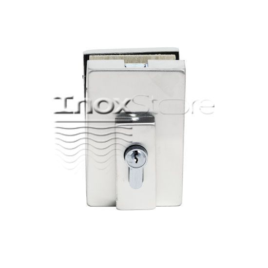 Замок вертикальный, ключ-ключ, сатинированный, AISI 304 40134 фото