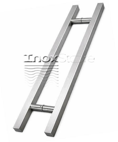 Ручка-скоба 25х25х400х600 мм, односторонняя, сатинированная, AISI 304 02057 фото