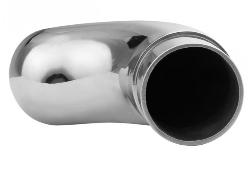 Отвод поручня оконечный Inoxstore Ø 42,4х1,5 мм - с круглой заглушкой, полированный, AISI 304