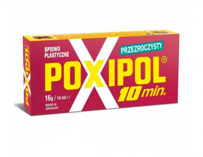 POXIPOL*10min Inoxstore эпоксидный клей (красный,  для пластмассы)