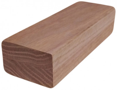 Поручень Inoxstore деревянный 50х25 мм, Дуб